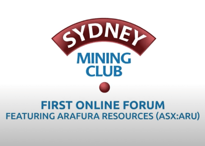 Arafura Resources presents for the Sydney Mining Club